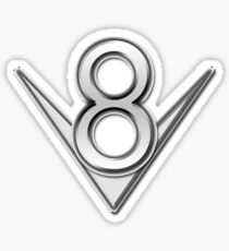 The V8 Sticker