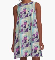 Stingray Water Color A-Line Dress