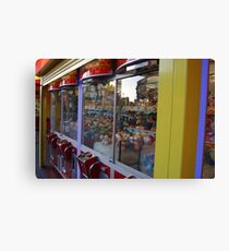 Soft Toy Grabber, Claw Machine Image Canvas Print