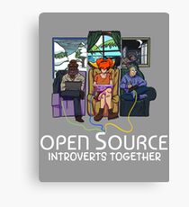 Open Source (Light) Canvas Print