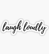 laugh loudly Sticker