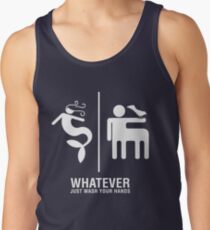 WHATEVER Just Wash Your Hands (White version) Tank Top