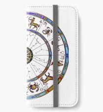 Zodiac Zifferblatt iPhone Flip-Case/Hülle/Skin