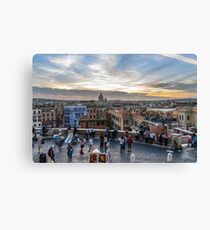 Life in Rome Canvas Print