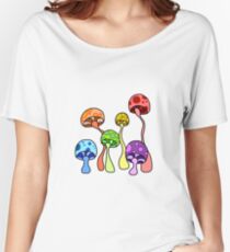 Colorful Shrooms Women's Relaxed Fit T-Shirt