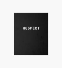 Hespect Respect Jiu Jitsu - MMA Art Board