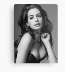 anne hathaway Metal Print