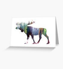 Moose Greeting Card