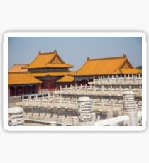 China. Beijing. The Forbidden City. Buildings & Fences. Sticker