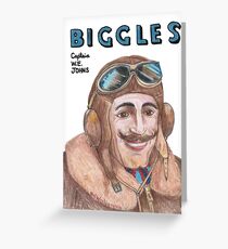 "Biggles" Greeting Card