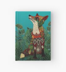 floral fox Hardcover Journal