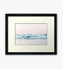 SONNENUNTERGANG AM STRAND Gerahmtes Wandbild