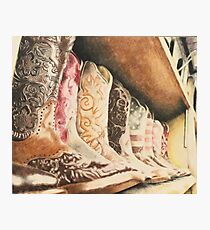 Cowboy boots Photographic Print