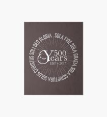 500 YEARS Reformation Celebration 5 Solas Art Board