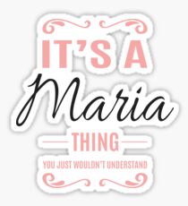 Maria Sticker