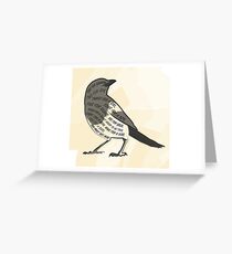 One for Sorrow, Two for Joy Greeting Card