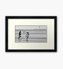 Beach Race Framed Print