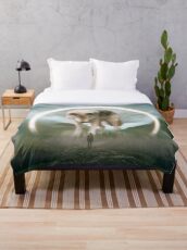 aegis | wolf Throw Blanket