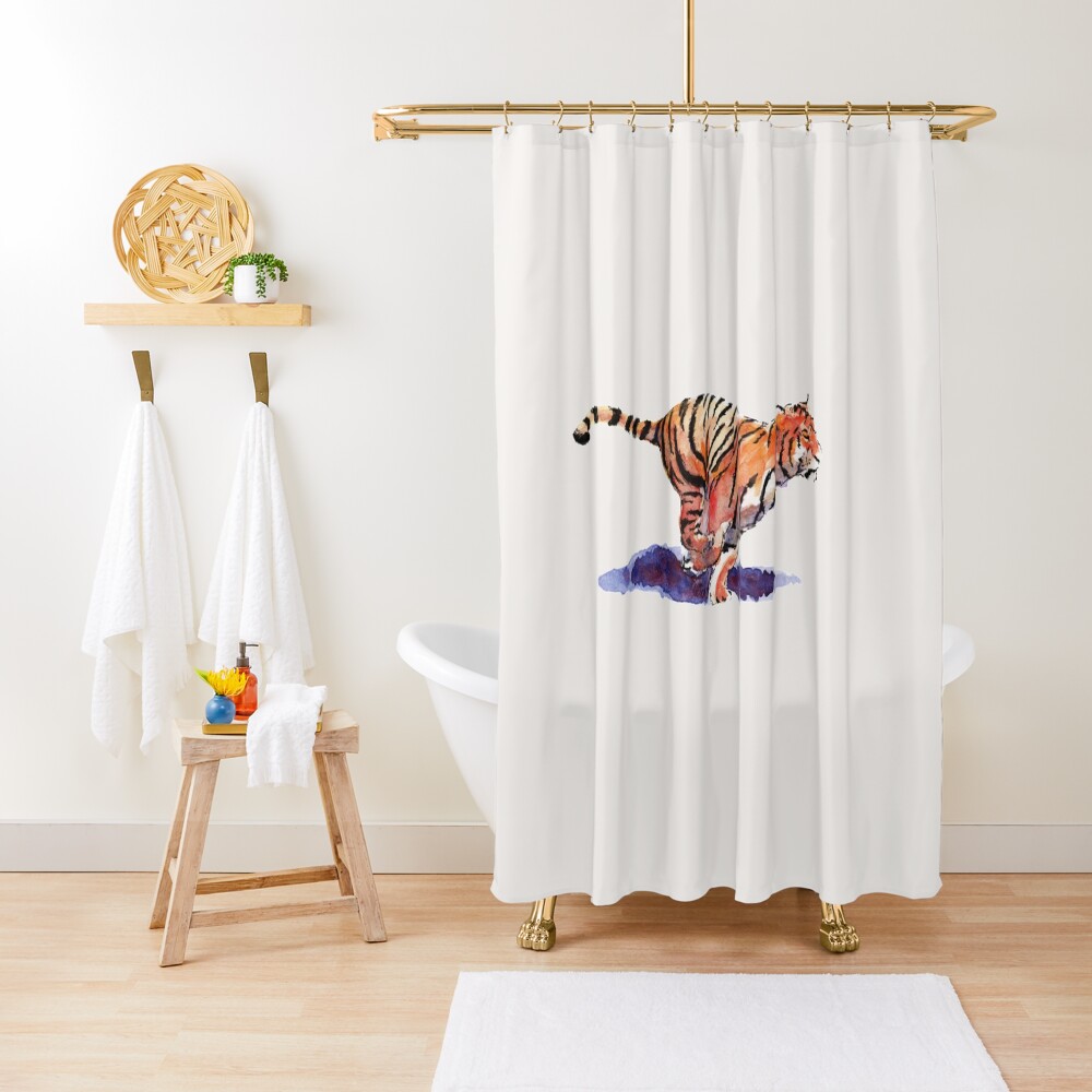 The Tiger Shower Curtain