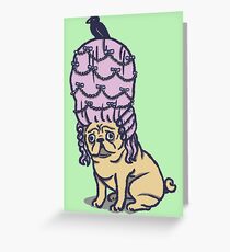Puggarino DuChamp Greeting Card