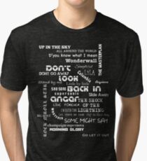 Oasis Songs Tri-blend T-Shirt