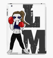 Lindsey Morgan - LM - Schwarz iPad-Hülle & Klebefolie