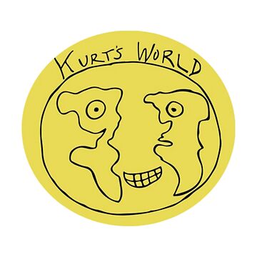"kurtsworld" Sticker for Sale by raji0 | Redbubble
