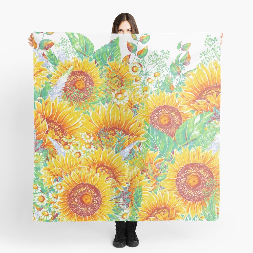 Summer Garden 4 Scarf