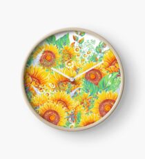Summer Garden 4 Clock
