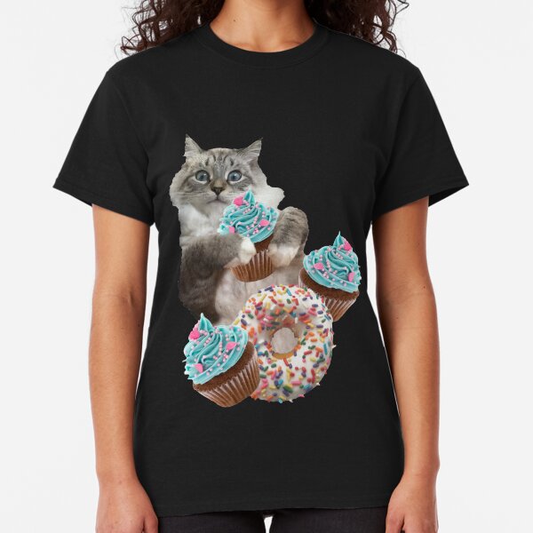 Donut Cupcake Cat Classic T-Shirt