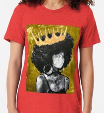 Naturally Queen II GOLD Tri-blend T-Shirt