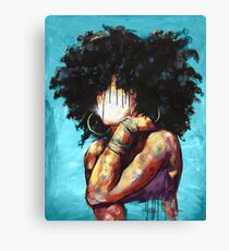 Naturally II BLUE Canvas Print