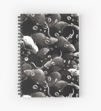 Bath rats II Spiral Notebook