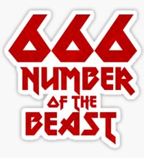 Number of the Beast Sticker
