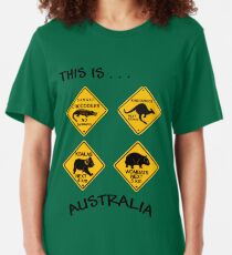 This is Australia Slim Fit T-Shirt