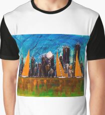 A Chicago Sail Graphic T-Shirt