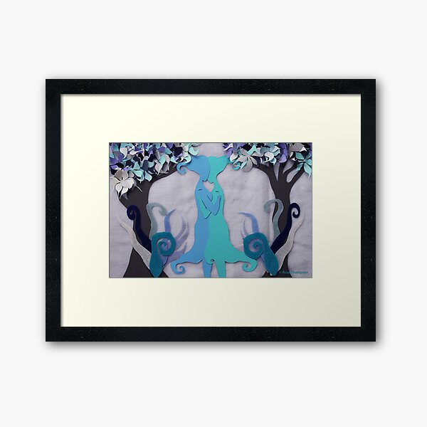 Winter Kiss #2 Framed Art Print