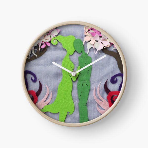 Spring Kiss #3 Clock
