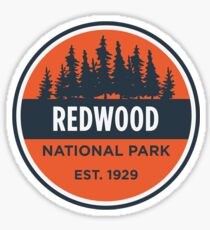 Redwood National Park Badge Sticker