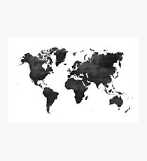 WORLD MAP Photographic Print
