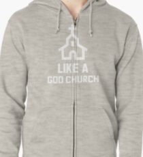 Jake Paulers Merch Hoodie Like A God Church White Everyday - jake paul team 10 pink camo hoodie roblox