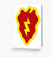 25th Infantry Division Insignia Greeting Card