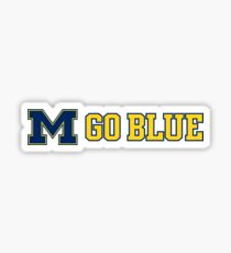 michigan go blue Sticker
