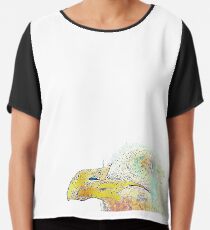 Seemöwen-Porträt Chiffontop