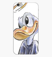 Charcoal and Oil - Angel Donald Duck iPhone Case