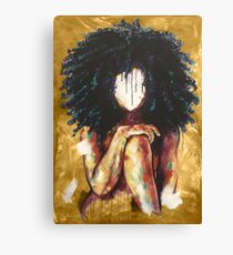 Naturally I GOLD Canvas Print