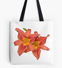 Pair of Orange Day Lilies Tote Bag