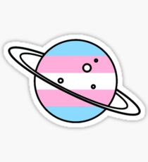 Trans Planet Sticker