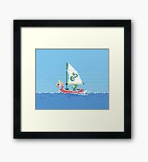 King of Red Lions Framed Print