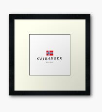 Geiranger in Norway Framed Print